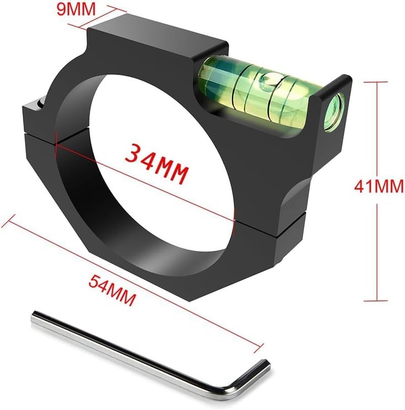 TPO 34mm Anti-Cant Scope Bubble Level for Precision Long-Range Shooting (2PCS) - Image 2